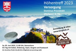 Bergklub: Höhentreff 2023 - Stanserhorn